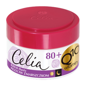 Celia Q10 anti-wrinkle rich cream 80+ with Elastin 