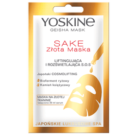 Yoskine Geisha Mask Sake - Golden Sheet Mask 