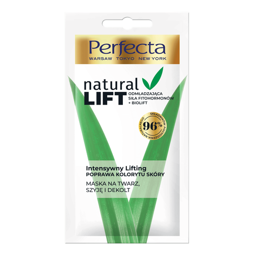 Perfecta Natural Lift Mask for face, neck, and décolletage