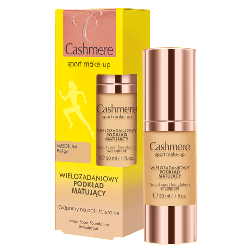 Cashmere Sport make-up Multipurpose mattifying foundation medium beige