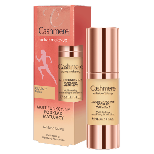 Cashmere Active make-up Multi-tasking mattifying foundation classic beige